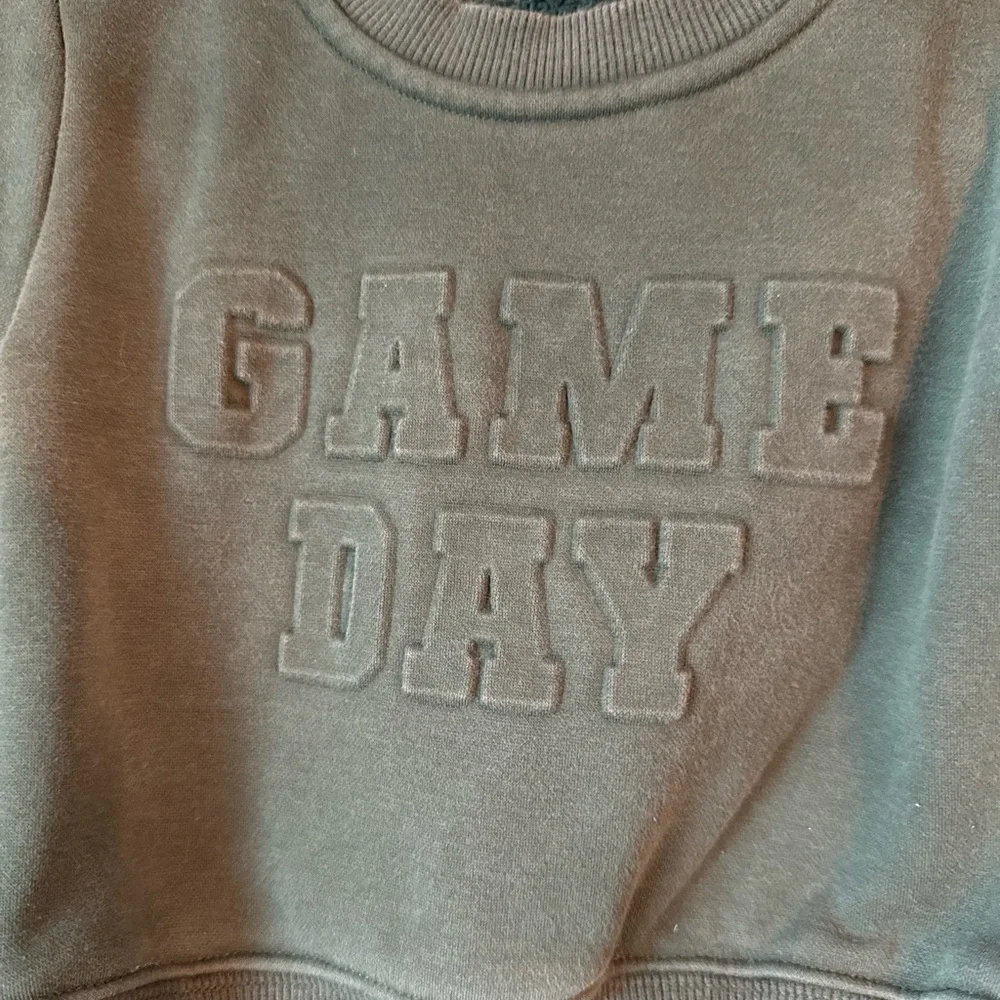 Olive‎ and scout Green Sweatshirt - Game Day